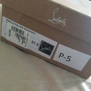 Christian louboutin 37.5 nude So Kate